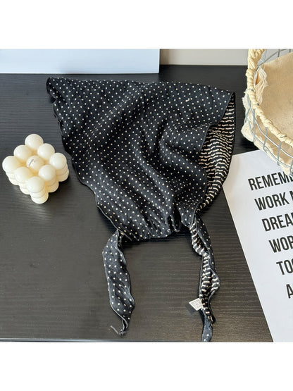 Scarvii - Polka Dot Double-Sided Triangle Bandana