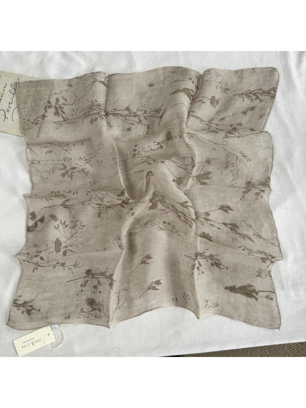 Scarvii - Abstract Floral Sketch Square Scarf