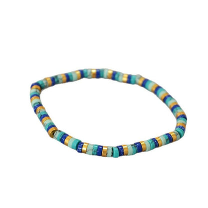 Bauai - Bohemian Turquoise Beaded Bracelet - Simple and Stylish