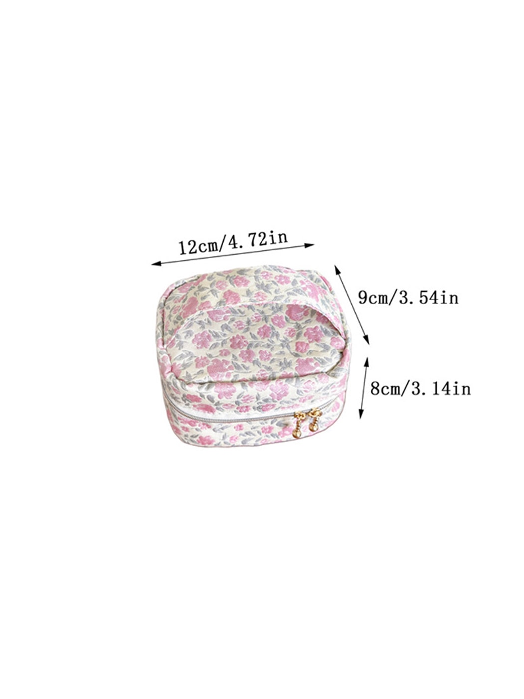 Cosbai - Floral Everyday Makeup Organizer Bag