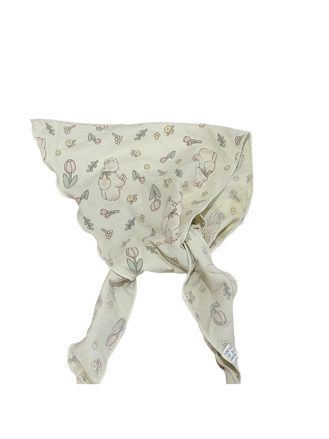 Scarvii - Cute Rabbit Print Sweet Triangle Bandana