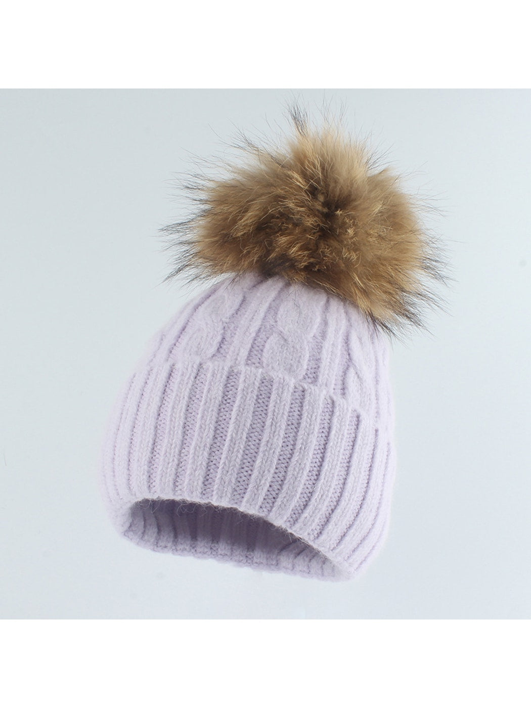Haila - Thickened Ribbed Cuff Winter Knit Beanie