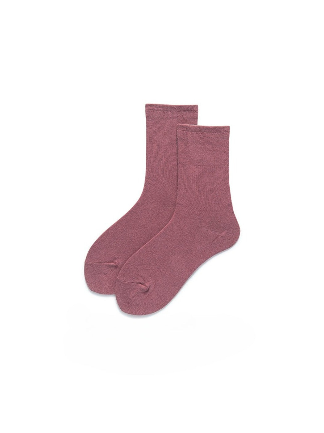 Rufia - Solid Color Everyday Crew Socks