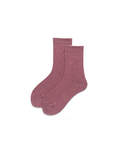 Rufia - Solid Color Everyday Crew Socks