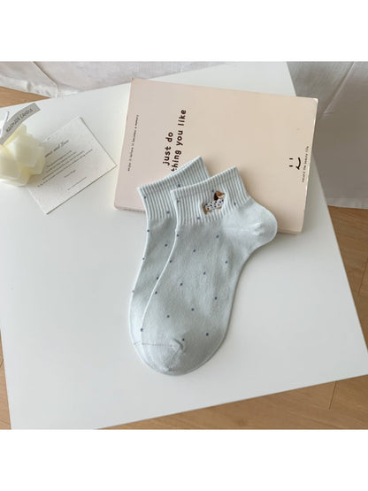Rufia - Cute Puppy Dot Ankle Socks product image 5