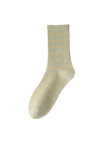 Rufia - Women's Striped Mid-Calf Socks