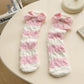 Rufia - Colorful Striped Bowknot Toweling Socks