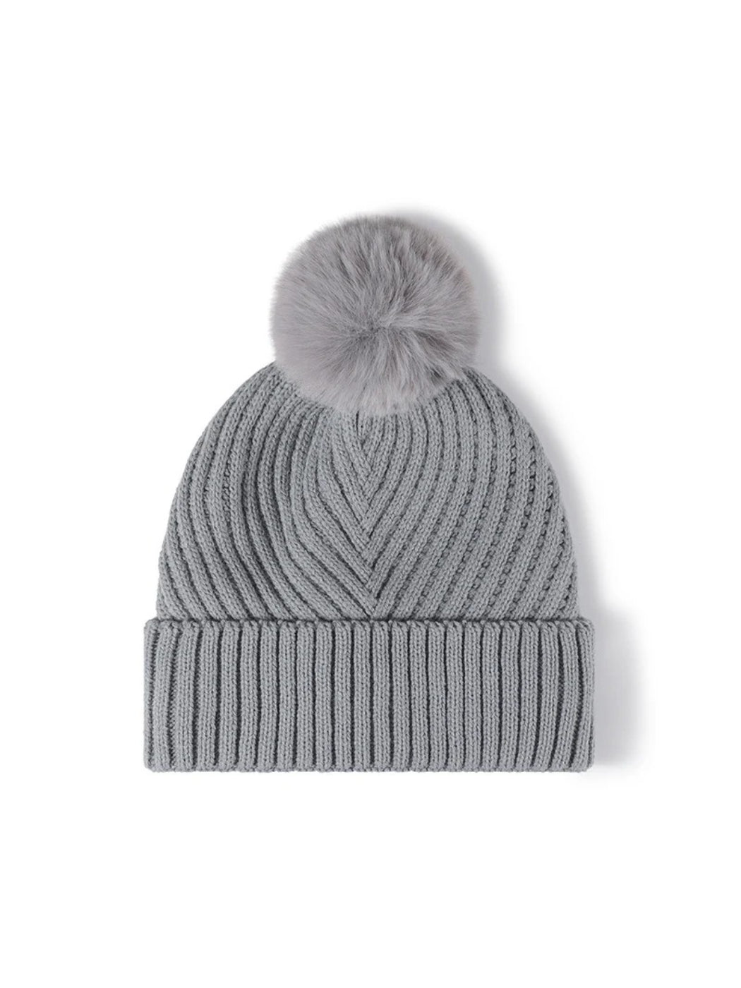 Haila - Pom-Pom Cuffed Knit Beanie