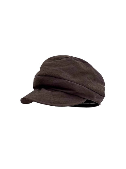 Haila - Soft Crown Folded Band Curved Brim Cap