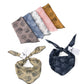 Scarvii - Paisley Print Triangle Scarf with Lace Edge