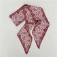 Scarvii - Decorative Flow Paisley Skinny Scarf