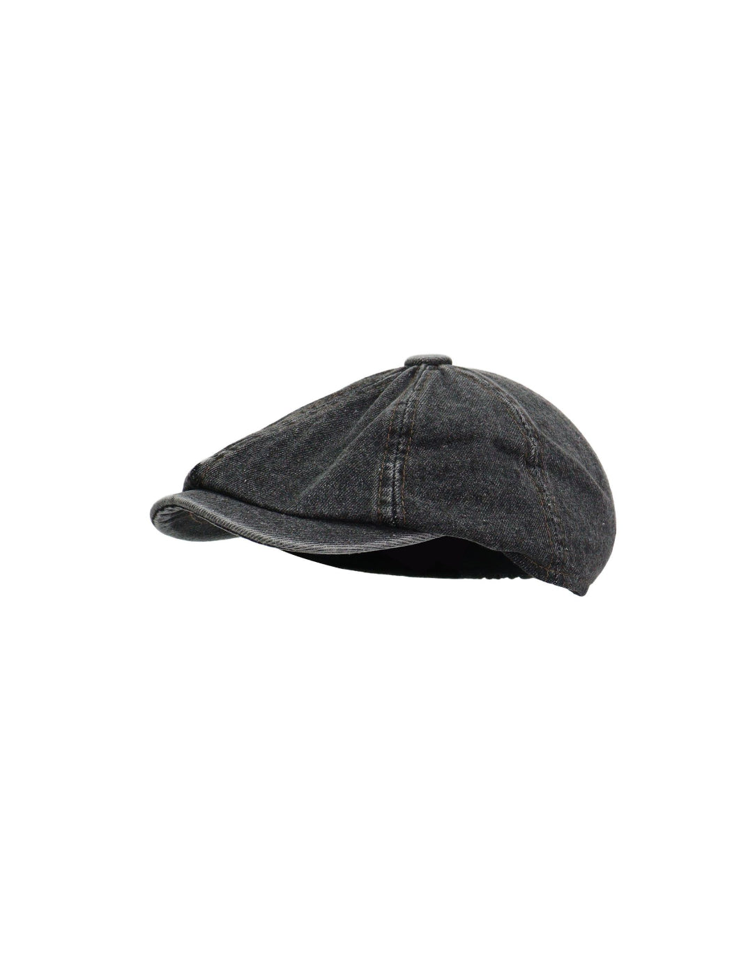 Haila - Panelled Button Top Newsboy Cap
