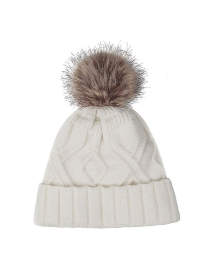 Haila - Minimalist Ribbed Cuff High Crown Knit Beanie