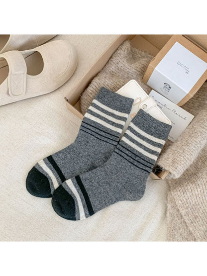 Rufia - Classic Striped Ribbed Crew Socks product image 8