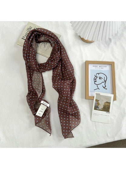 Scarvii - Leopard Print Long Rectangular Scarf
