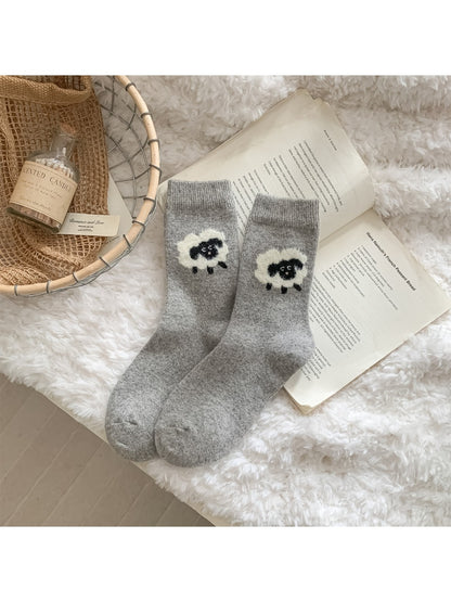Rufia - Cozy Cute Lambs Women's Socks