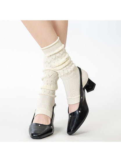 Rufia - Slouchy Knit Look Crew Socks