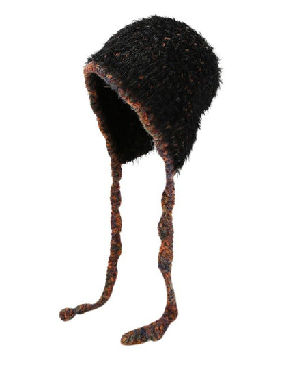 Haila – Fuzzy Earflap Winter Knitted Beanie