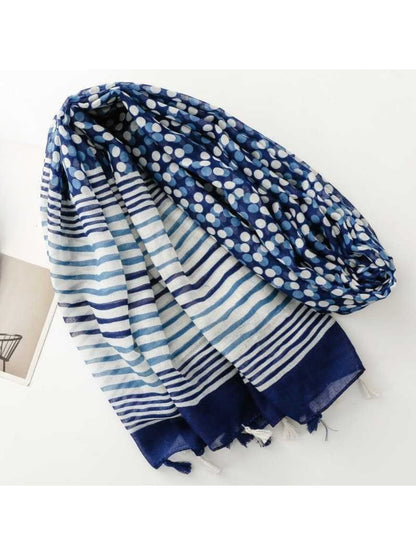 Scarvii - Refined Dot Pattern Everyday Scarf