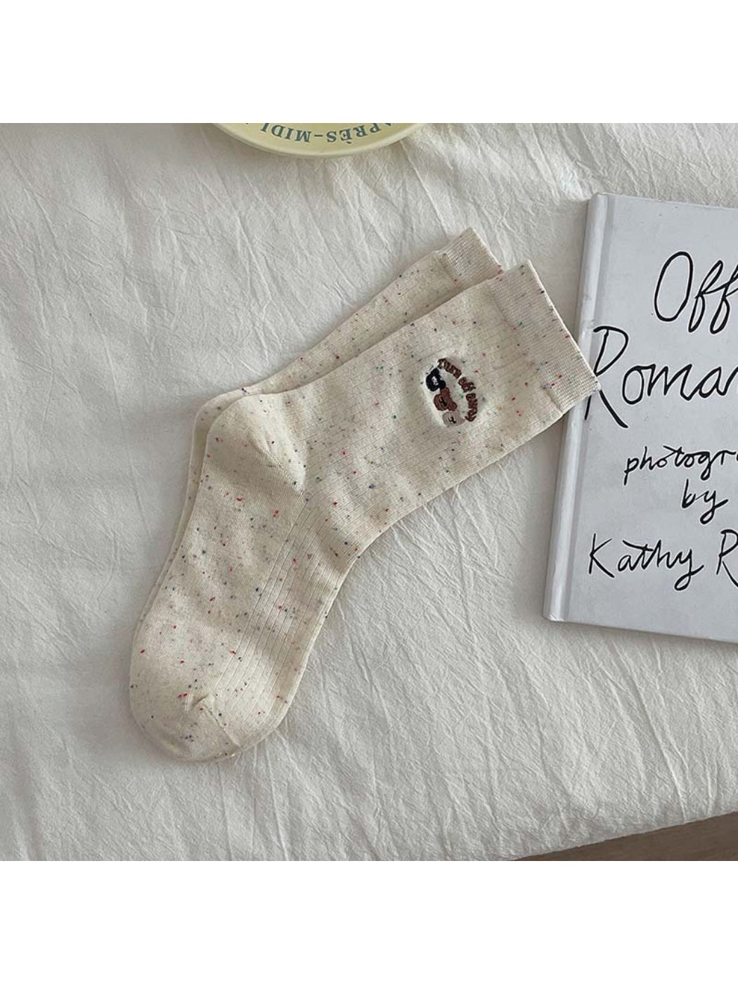 Rufia - Speckled Ribbed Crew Socks product image 6