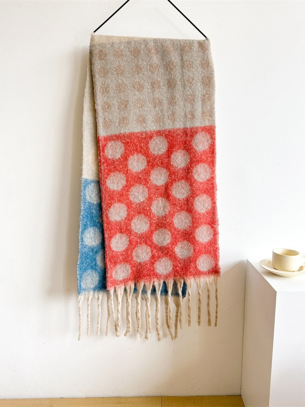 Scarvii - Bold Retro Polka Winter Scarf