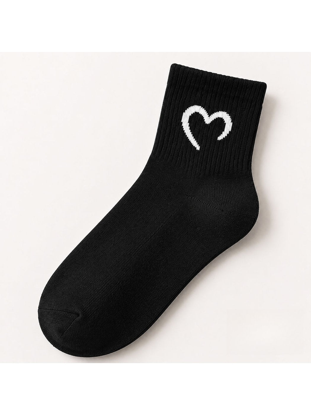 Rufia - Playful Heart Design Crew Socks