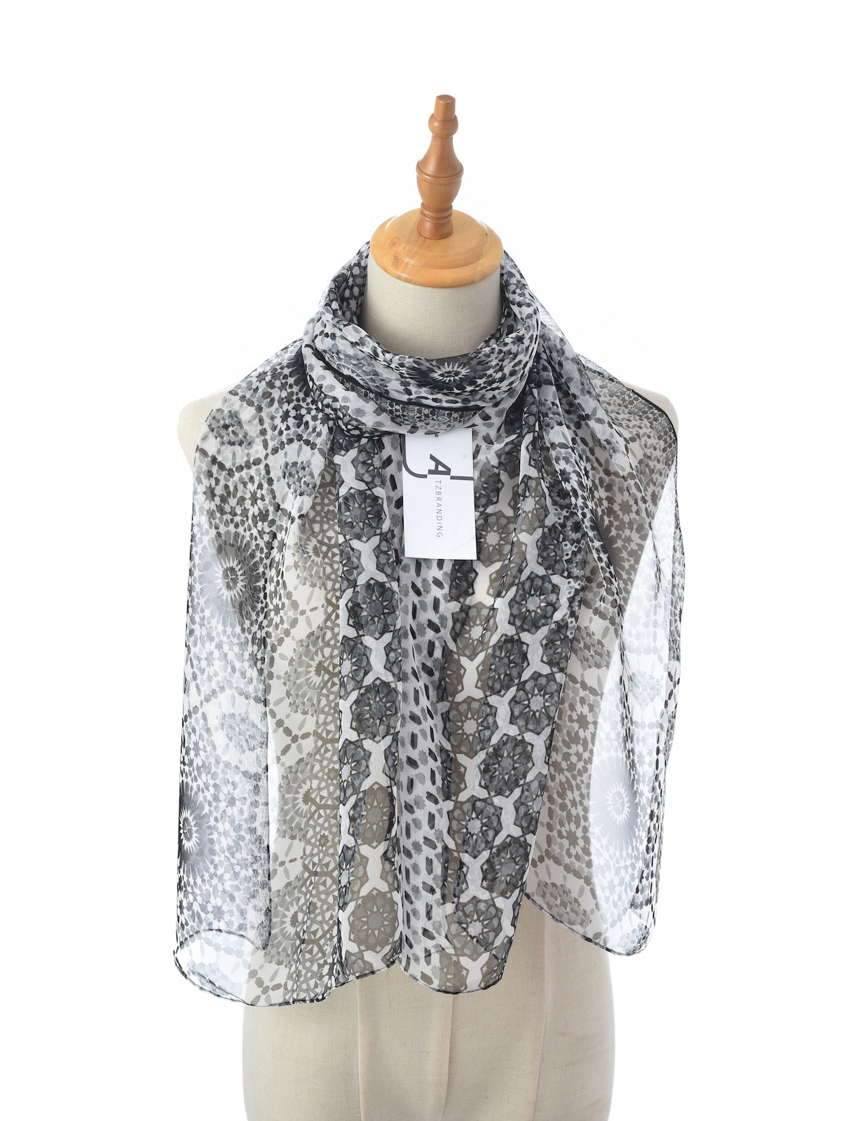 Scarvii - Boho Flowy Thin Scarf - Soft & Breathable