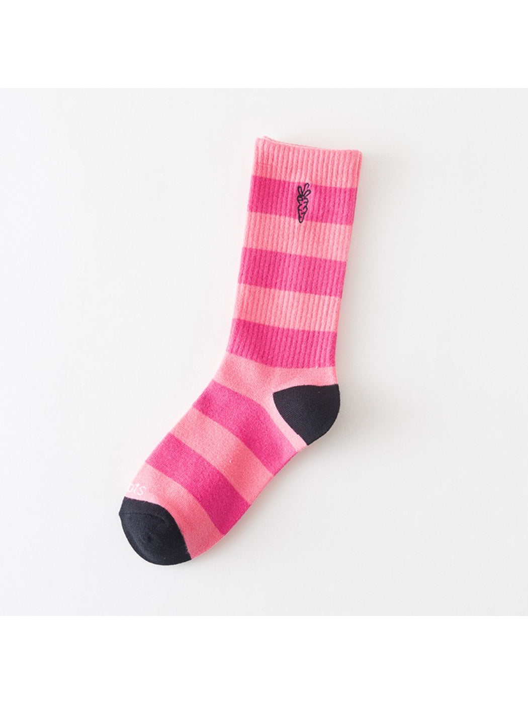 Rufia - Bold Stripe Embroidered Crew Socks product image 5