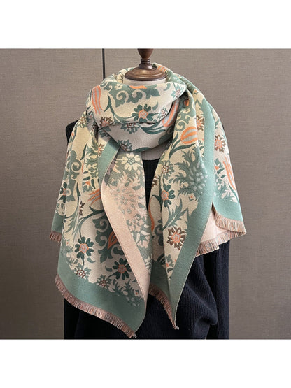 Scarvii - Winter Paisley Scarf for Women