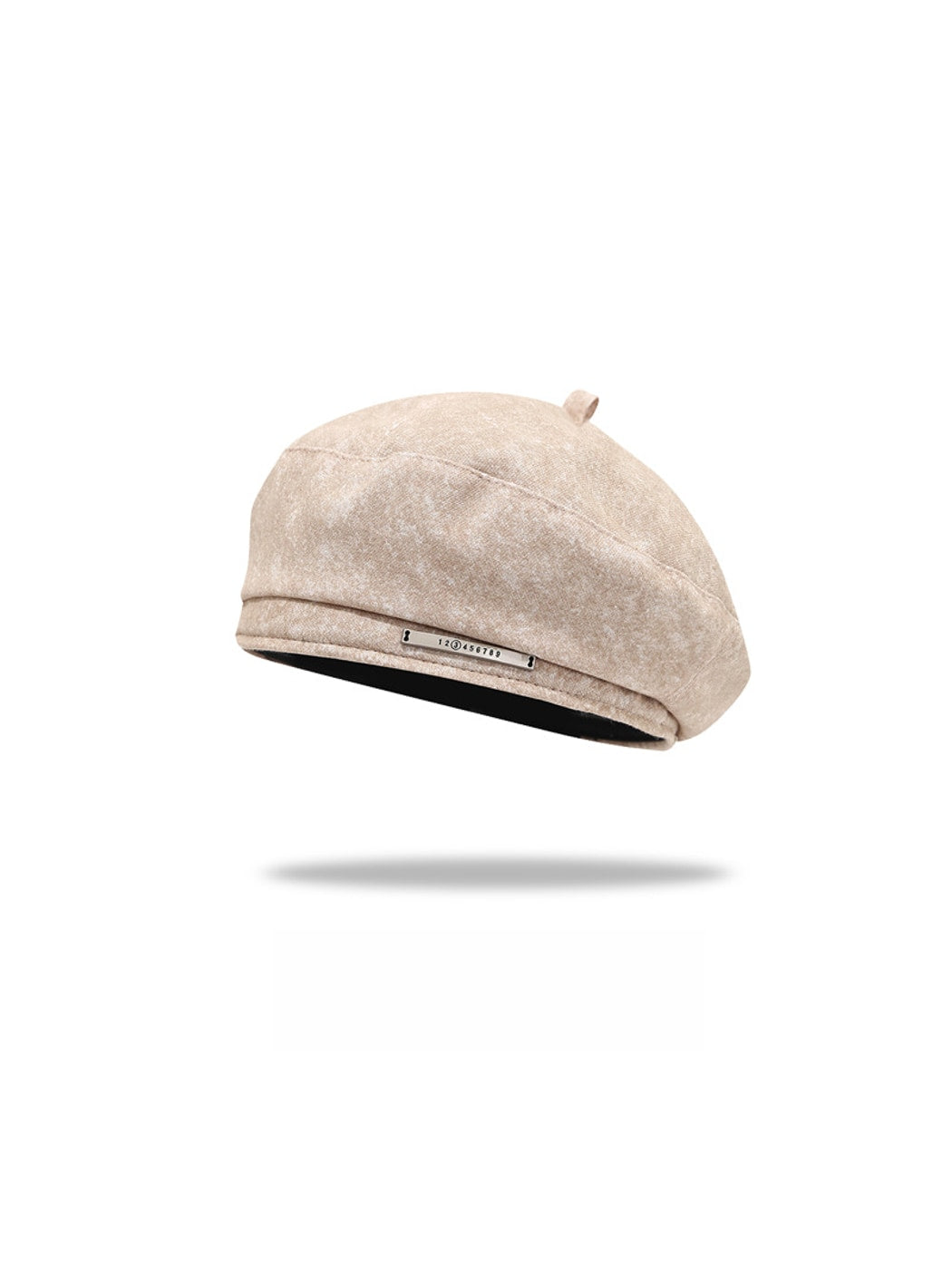 Haila - Solid Color Round Crown Beret
