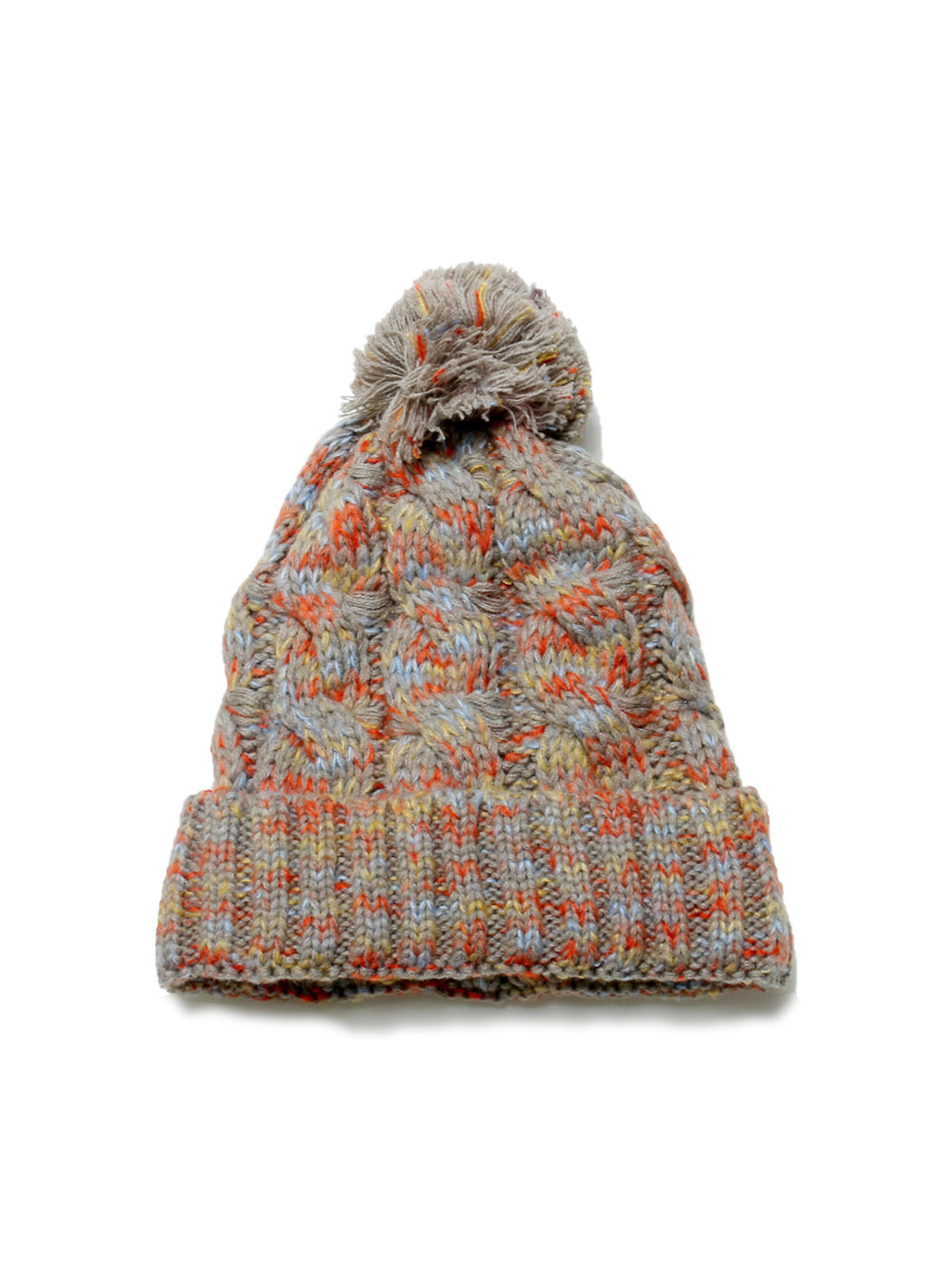 Haila Colorful Knit Pom Pom Beanie