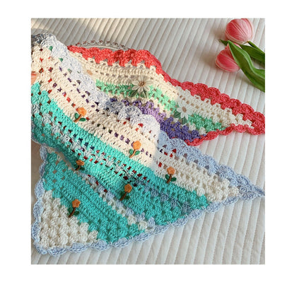 Scarvii floral triangle headscarf product photo 10