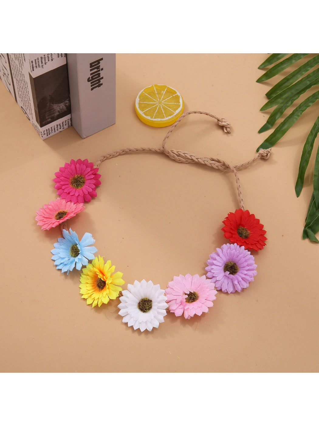 Hairish - Boho Daisy Chain Flower Hair Crown