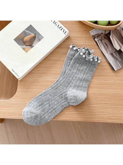 Rufia - Ribbed Stripe Crew Socks product image 4