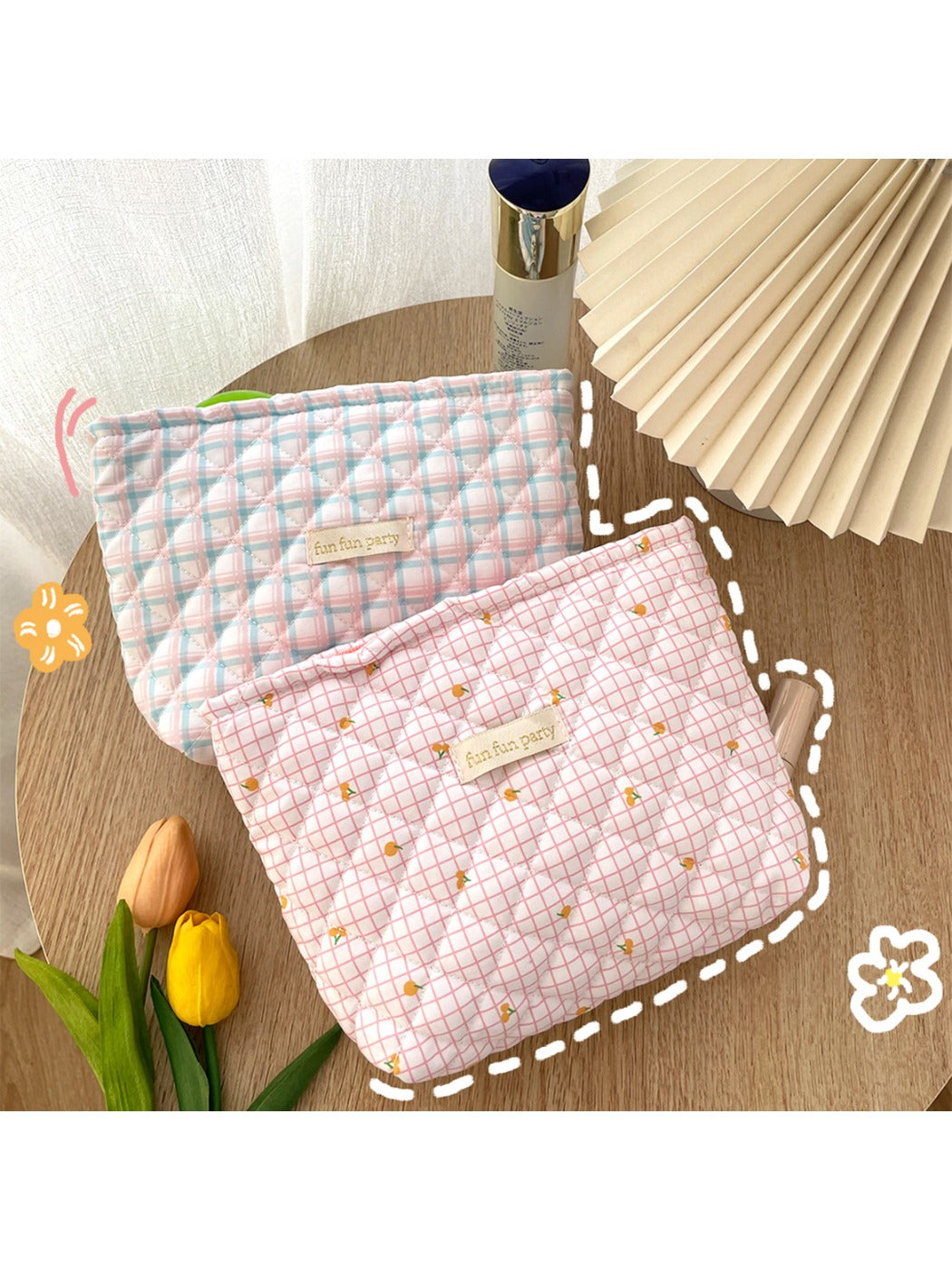 Cosbai - Zipper Pouch for Cosmetics