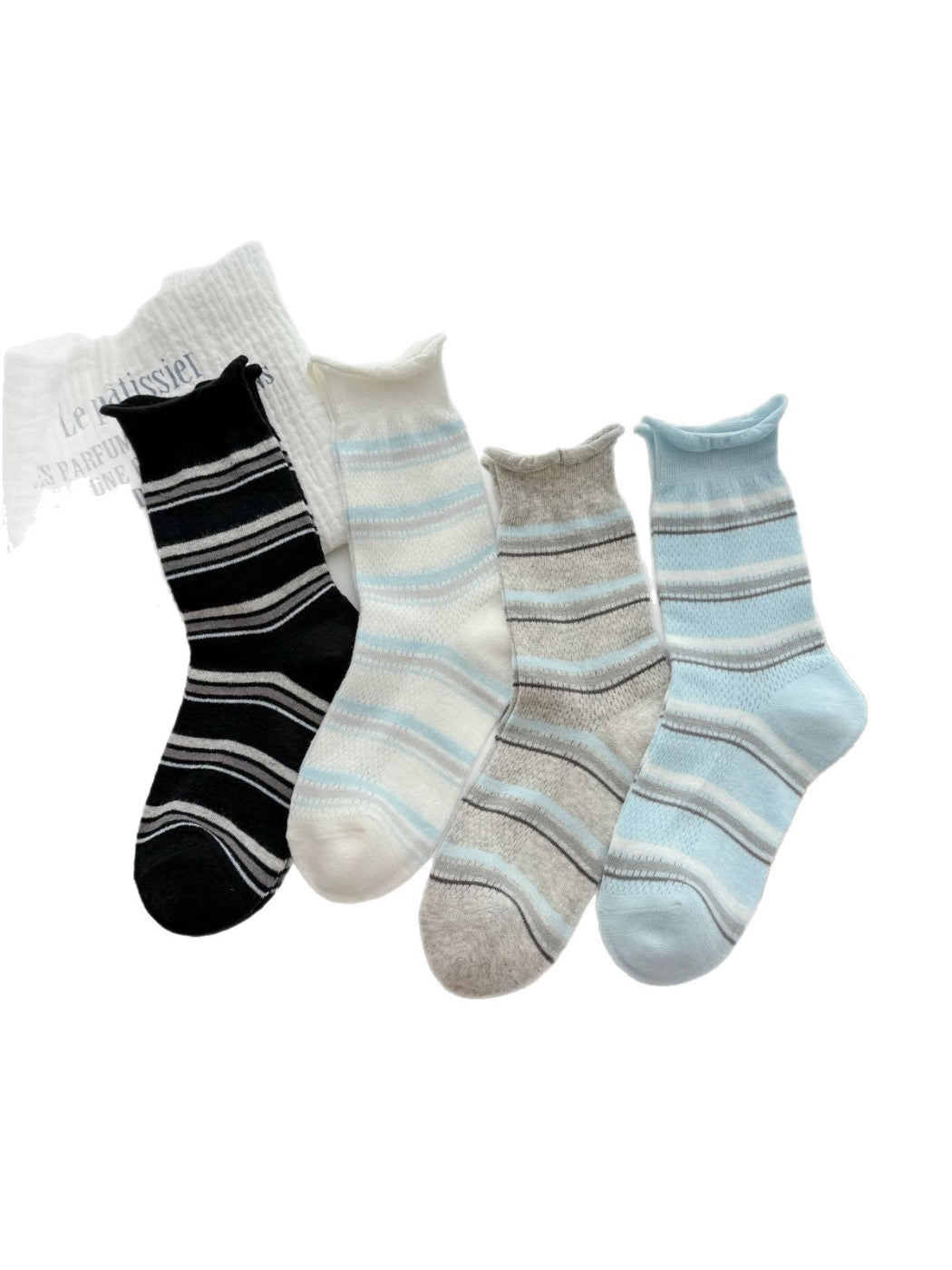 Rufia - Striped lightweight Crew Socks product image 4