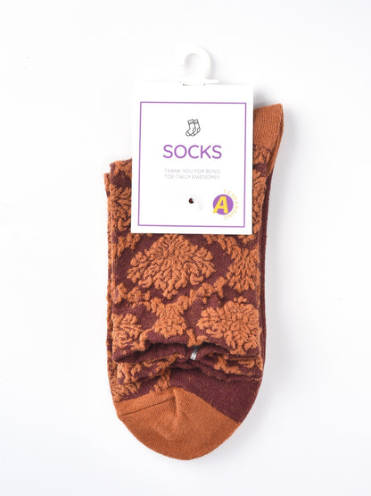 Rufia – Capsule Textured Jacquard Crew Socks
