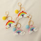 Koco - Handmade Knitted Rainbow Keychain