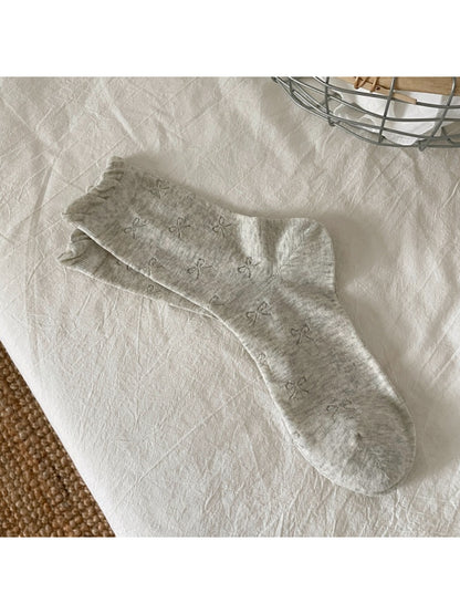 Rufia - Pastel Bow Pattern Crew Socks product image 4
