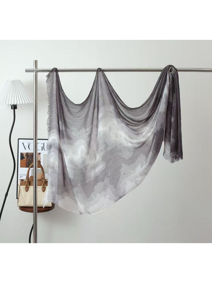 Scarvii - Abstract Tie-Dye Long Scarf