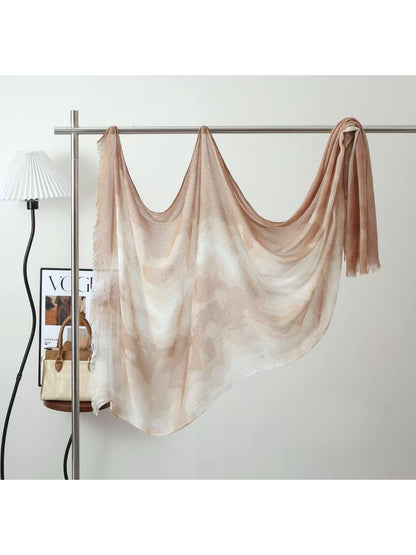 Scarvii - Abstract Tie-Dye Long Scarf