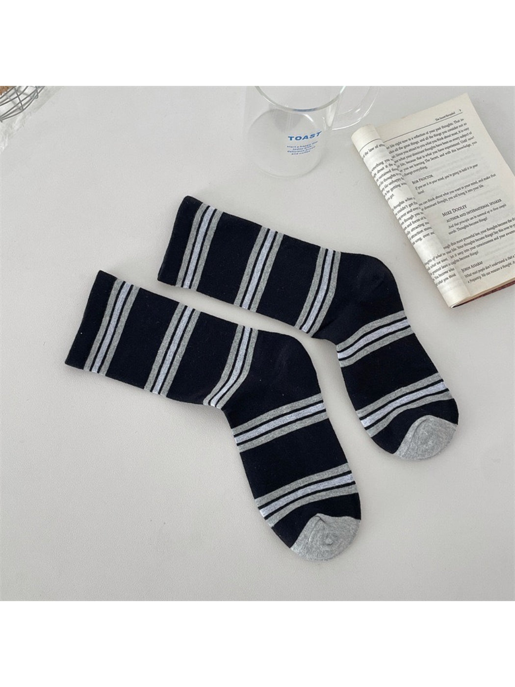 Rufia - Classic Striped Casual Fit Crew Socks product image 6