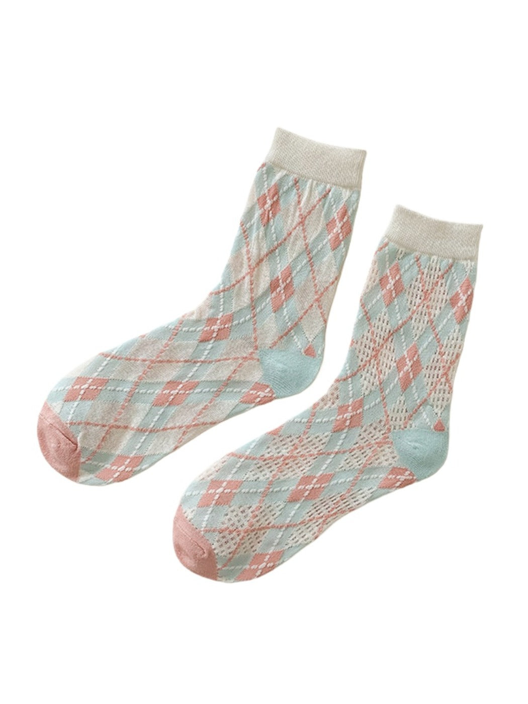 Rufia - Sweet Floral Print Mid-Calf Socks – Fresh & Feminine