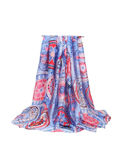 Scarvii - Mandala Print Long Fashion Scarf