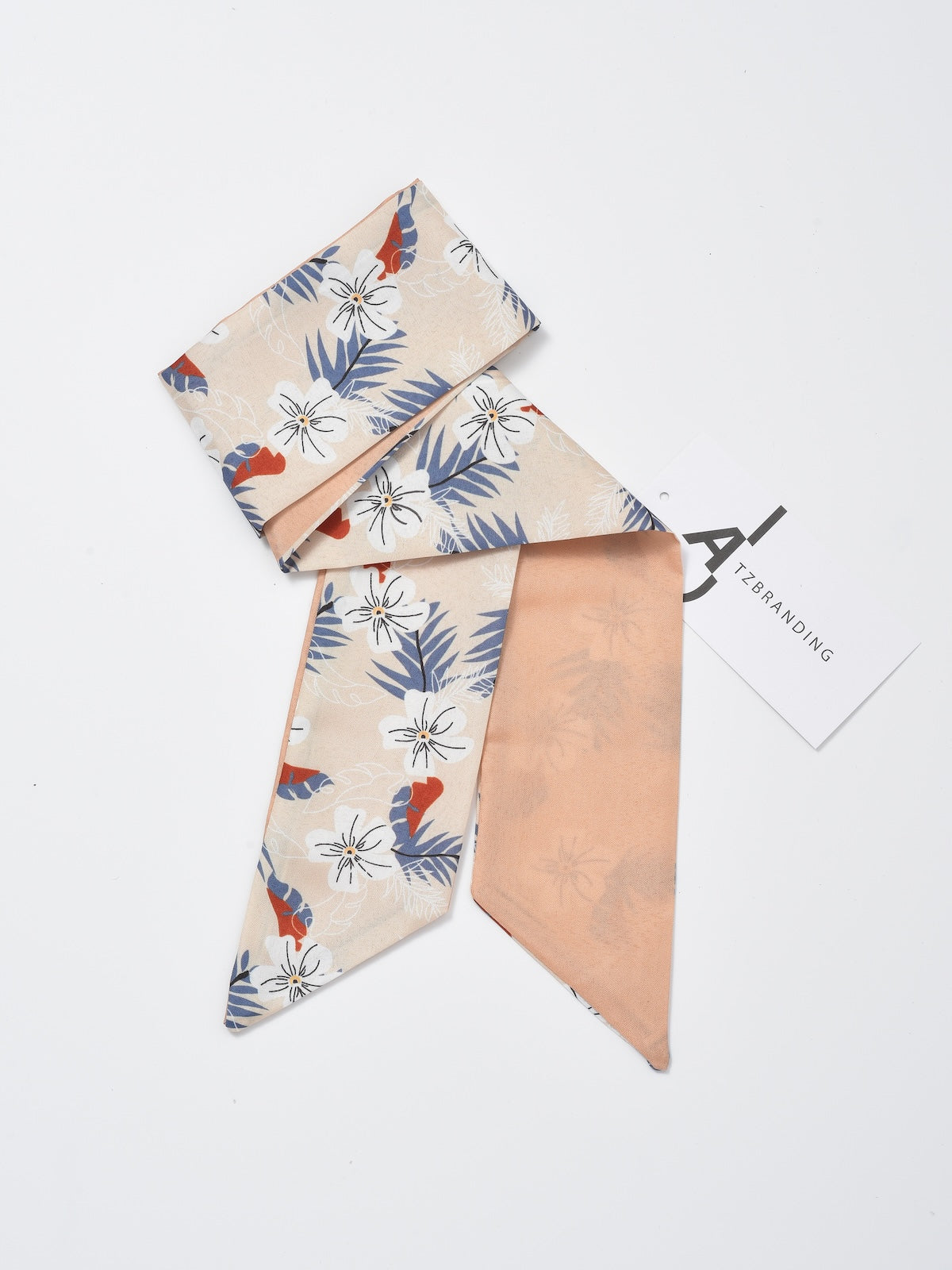 Scarvii - Classic Floral Skinny Scarf