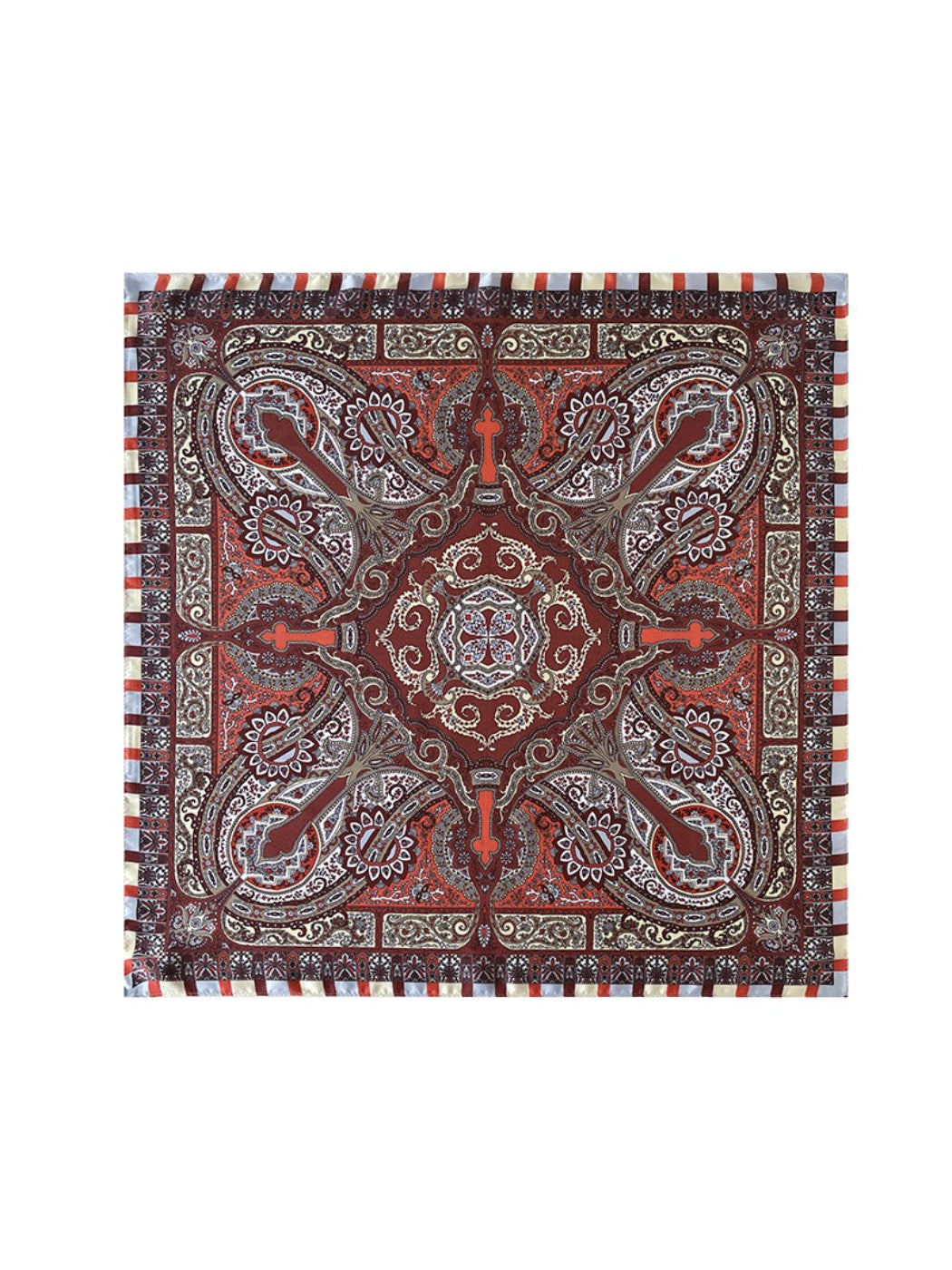 Scarvii - Everyday Paisley Print Square Scarf