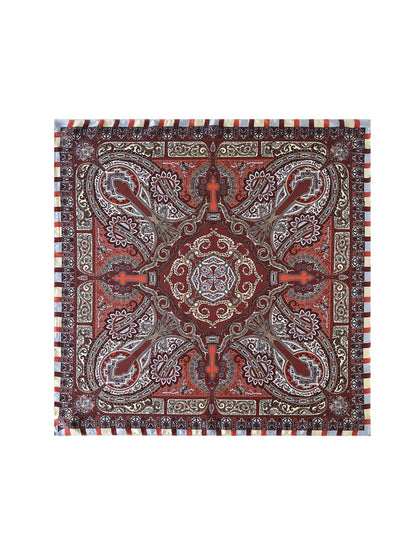 Scarvii - Everyday Paisley Print Square Scarf