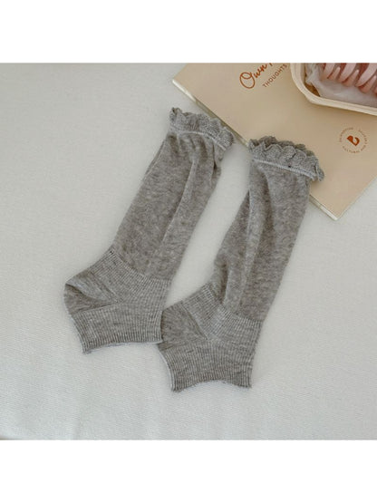 Rufia - Lace Color Block Ankle Socks detail view 6