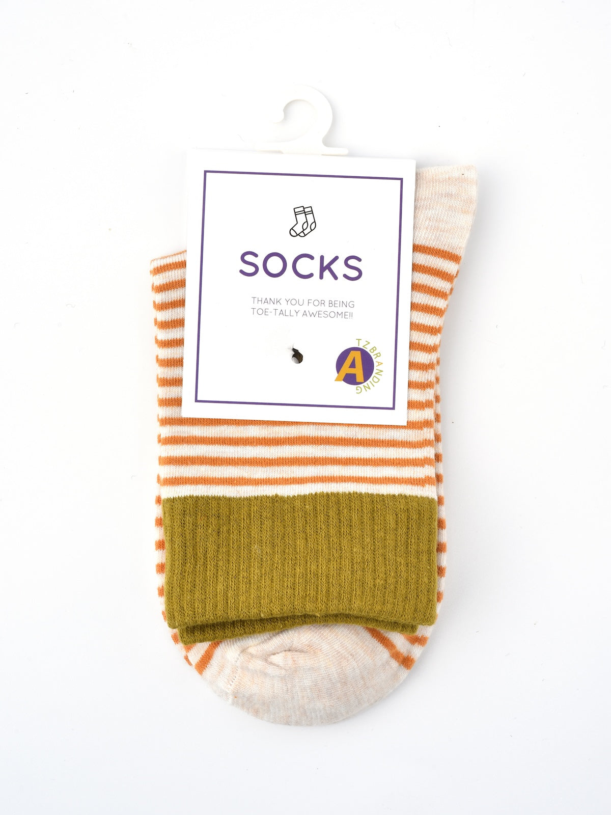 Rufia - Vibrant Striped Mid-Calf Socks