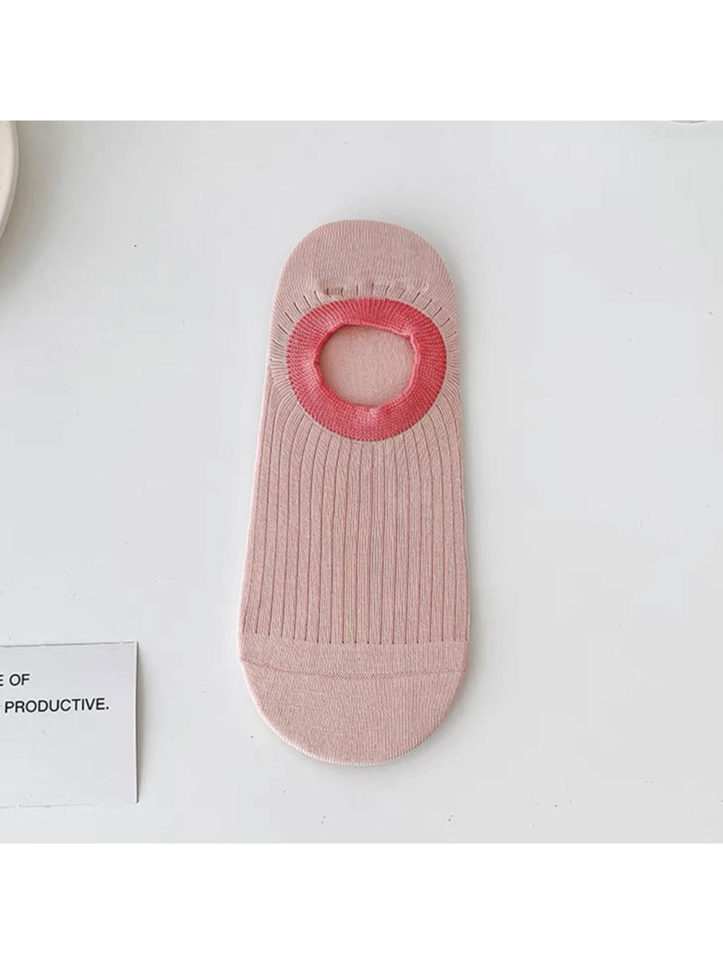 Grey Rufia low cut everyday socks worn with sneakers
